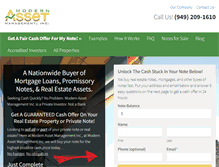Tablet Screenshot of modernassetmanagement.com